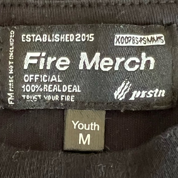 Collectible Preston Fire Youth Size Medium T-shirt - Picture 3 of 7